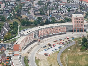 NL-Maassluis-2009/09/29 Luchtfoto flat Bart foto: Joop van Houdt Luchtfotografie